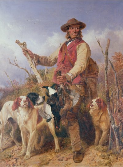 Gamekeeper with Dogs by Richard Ansdell